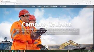 website profil perusahaan- php & mysql