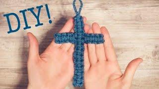 DIY Macrame Cross Tutorial