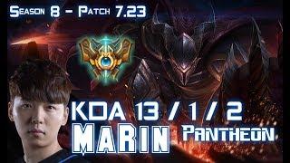 MaRin PANTHEON vs GANGPLANK Top - Patch 7.23 KR Ranked