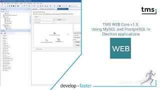 TMS WEB Core: Using MySQL and PostgreSQL in Electron applications