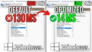 Optimize Your Network Adapter For Lowering Ping & FIX Packet Loss In Gaming (NEW TRICK) 2023!