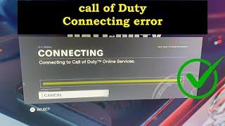 Call of duty black ops cold war not connecting to online services