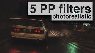 5 PP filters for Assetto Corsa - How to have the best photorealistic graphics - Comparaison