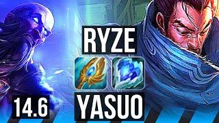 RYZE vs YASUO (MID) | 16/5/15, Dominating | EUW Master | 14.6