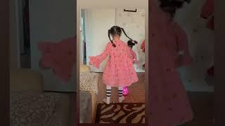 Ayet & Ayra dancing  with doll  / #shorts #girls #cute #dance