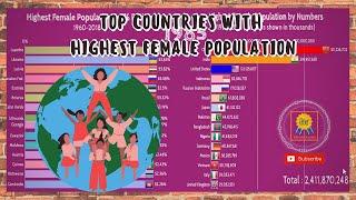 Top 15 Countries With The World's Largest Female Population