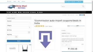 vCommission API coupon import to Responsive Coupon Theme/Couponpress in India