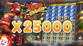  TORO SHOGUN 25,000X MAX WIN TRIGGERED WITHOUT BONUS BUY!