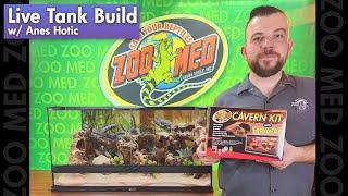 Zoo Med Excavator Tank Build with Sales Rep Anes Hotic