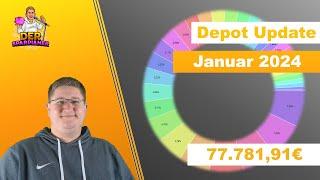 Depot Update | Januar 2024 | 10.000€ Gewinn erreicht