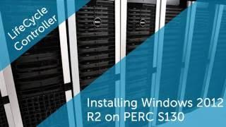 Installing Microsoft Windows 2012 R2 on PERC S130 controller by using virtual media in UEFI mode