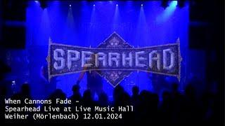 SPEARHEAD - A Tribute to Bolt Thrower - When Cannons Fade - Live @ Weiher -Live Music Hall - 2024