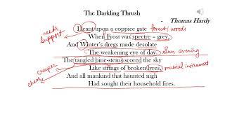 The Darkling Thrush by Thomas Hardy Explained