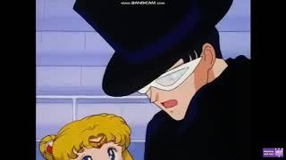 Evil Tuxedo Mask vs  Skater Youma + Sailor Moon