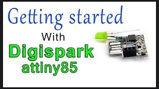 Getting started with Digispark attiny85 | Driver installation | code uploading
