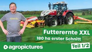 180 Hektar erster Schnitt: Futterernte XXL am größten Milchviehbetrieb Österreichs | Teil 1/2