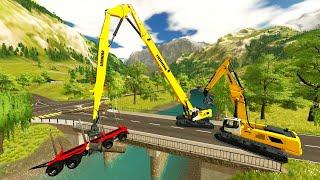 Testing the new Liebherr R960 excavator | farming simulator 22 | new mods | mod tester 74