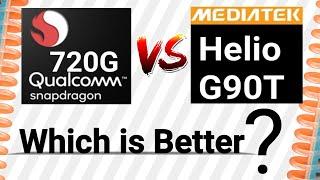 Qualcomm Snapdragon 720G Vs MediaTek helio G90T Comparison Which is better Realme 8pro Realme 7 pro