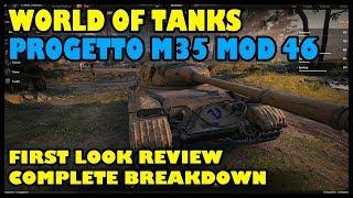 World of Tanks Progetto M35 mod 46 Review | Italian Tier 8 Premium | First Look