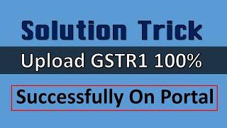 Tally gstr1 json upload on portal error solution | Unable to load gstr1 json of tally on portal #3