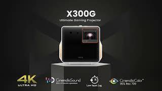 X300G - Ultimate 4K Gaming Projector with Android TV & Netflix