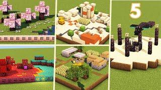 Minecraft 5 mini biomes build hack1.19-1.20