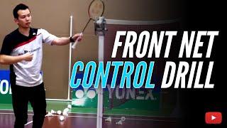 Front Net Control Drill - Badminton Doubles Lessons Kowi Chandra - English with Indonesian Subtitles