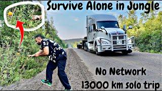 Alone Truck Driver Surviving in Jungle of Newfoundland to Quebec | 639