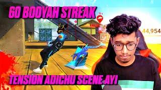 Booyah Streakൻ്റെ Heavy Pressure  Most Critical Match | Freefire Malayalam