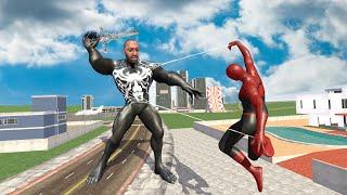  Franklin Become Venom To Kill Spiderman in Indian Bike Driving 3D