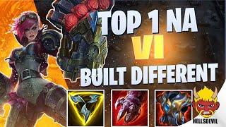 WILD RIFT | Top 1 NA Vi Is Built DIFFERENT! | Challenger Vi Gameplay | Guide & Build