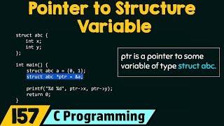 Pointer to Structure Variable