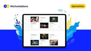 How to Create Specialities Widget - Restaurant & Cafe Addon for Elementor