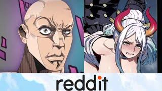 ANIME vs REDDIT (Rock reaction meme) | ONE PIECE #animevsreddit #gamesvsreddit #reddit