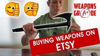 Buying knives on ETSY