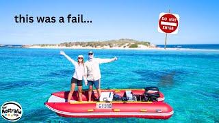 NOWHERE TO STAY! Rottnest Island & Sandy Cape | Caravanning Australia with Inflatable Boat [EP48]