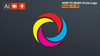 Circle Logo Design in Adobe  illustrator Tutorials |With Inaa Graphics |