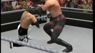 WWE SVR 2011 - Diving Splash into Chokeslam!