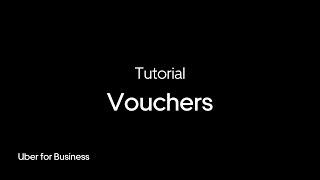 Meet Vouchers | Uber for Business