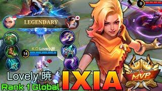 Double MVP Gameplay Ixia NonStop Legendary - Top 1 Global Ixia by Lovely 暁 - Mobile Legends