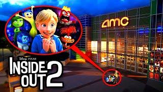 DRONE CATCHES RILEY & EMOTIONS AT THE MOVIES!! (INSIDE OUT 2)