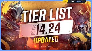 NEW UPDATED TIER LIST for PATCH 14.24 - League of Legends