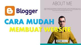 BLOGGER | Cara Mudah Membuat Website Tanpa Coding