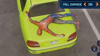 Fall Damage on Spider-Man 2 is Hilarious