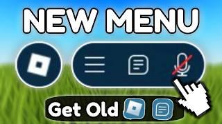 ROBLOX UPDATED THE MENU! (Get Old Menu Back)