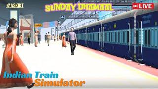 Live Gameplay | Sunday Special | Indian Train Simulator | Road to 6k | Ishu K Tech | #livestream