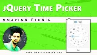 jQuery Time picker Amazing Plugin [Urdu/Hindi]