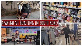 Apartment Hunting in South Korea (Osan AB) | Korean 7-11 Shopping | 오산 아파트 검색