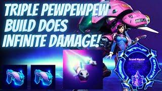 DVA Micro Missiles - TRIPLE PEWPEWPEW BUILD DOES INFINITE DMG! - Grandmaster Storm League