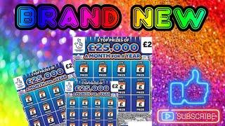  New Scratch Cards 25k A Month  #supersmiley #newscratchcards